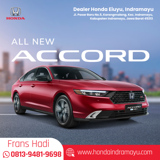 Katalog Honda All New Accord - Dealer Honda Eiuyu, Indramayu